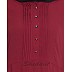 Frilled abaya dress with pintucks- Maroon Frilled abaya dress with pintucks- Maroon