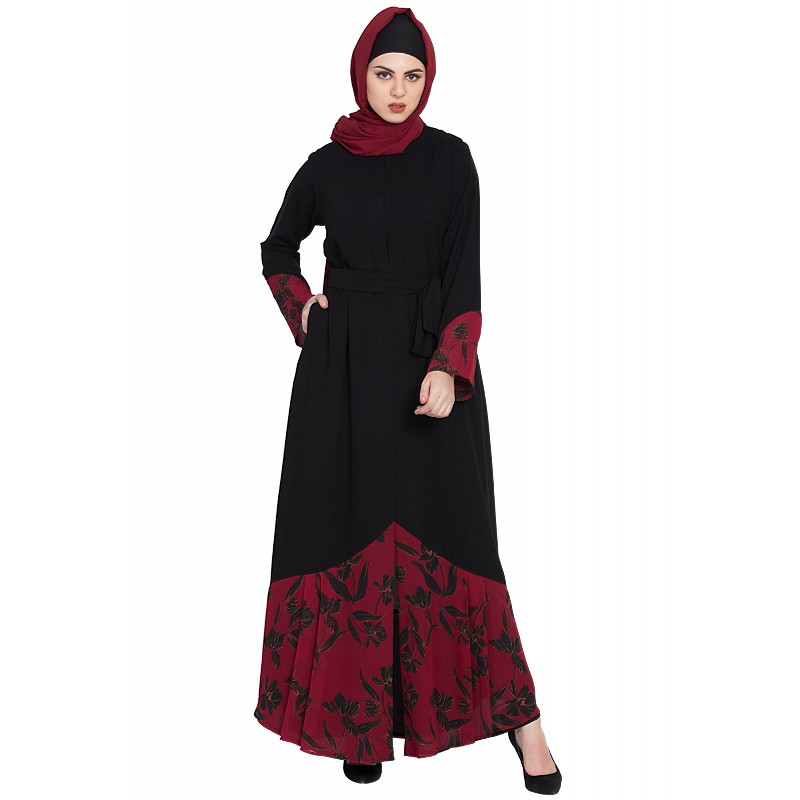 abaya designs front open