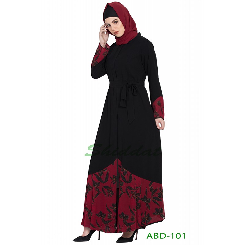 abaya designs front open