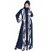 Front open abaya with attached shawl Front open abaya with attached shawl