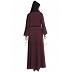 Umbrella cut Dress abaya- Wine color Umbrella cut Dress abaya- Wine color