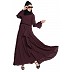 Umbrella cut Dress abaya- Wine color Umbrella cut Dress abaya- Wine color
