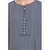Designer double layered abaya- Grey