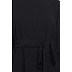Black elegant abaya with a matching belt Black elegant abaya with a matching belt