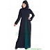 Dual-color A-line abaya Dual-color A-line abaya