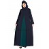 Dual-color A-line abaya Dual-color A-line abaya