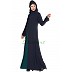 Dual-color A-line abaya Dual-color A-line abaya
