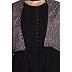 Designer double layered abaya with a Jacket combo- Black Designer double layered abaya with a Jacket combo- Black