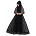 Designer double layered abaya with a Jacket combo- Black Designer double layered abaya with a Jacket combo- Black