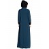 Dual colored designer abaya- Teal-Black Dual colored designer abaya- Teal-Black