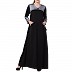 Designer abaya with a matching Hijab- Black Designer abaya with a matching Hijab- Black