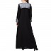 Designer abaya with a matching Hijab- Black Designer abaya with a matching Hijab- Black