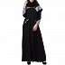 Designer abaya with a matching Hijab- Black Designer abaya with a matching Hijab- Black