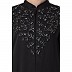 Premium Front open Nida abaya with handwork- Black Premium Front open Nida abaya with handwork- Black