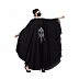 Embroidered kaftan with Chikan work- Black Embroidered kaftan with Chikan work- Black