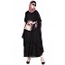 Irani kaftan with embroidery - Black  Irani kaftan with embroidery - Black