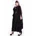 Irani kaftan with embroidery - Black  Irani kaftan with embroidery - Black