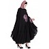 Irani kaftan with embroidery - Black  Irani kaftan with embroidery - Black