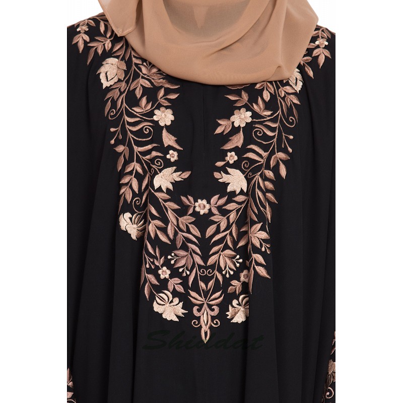 embroidery burqa designs