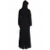 Embroidered front-open Black abaya Embroidered front-open Black abaya