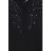 Front open abaya with embroidery work- Black Front open abaya with embroidery work- Black