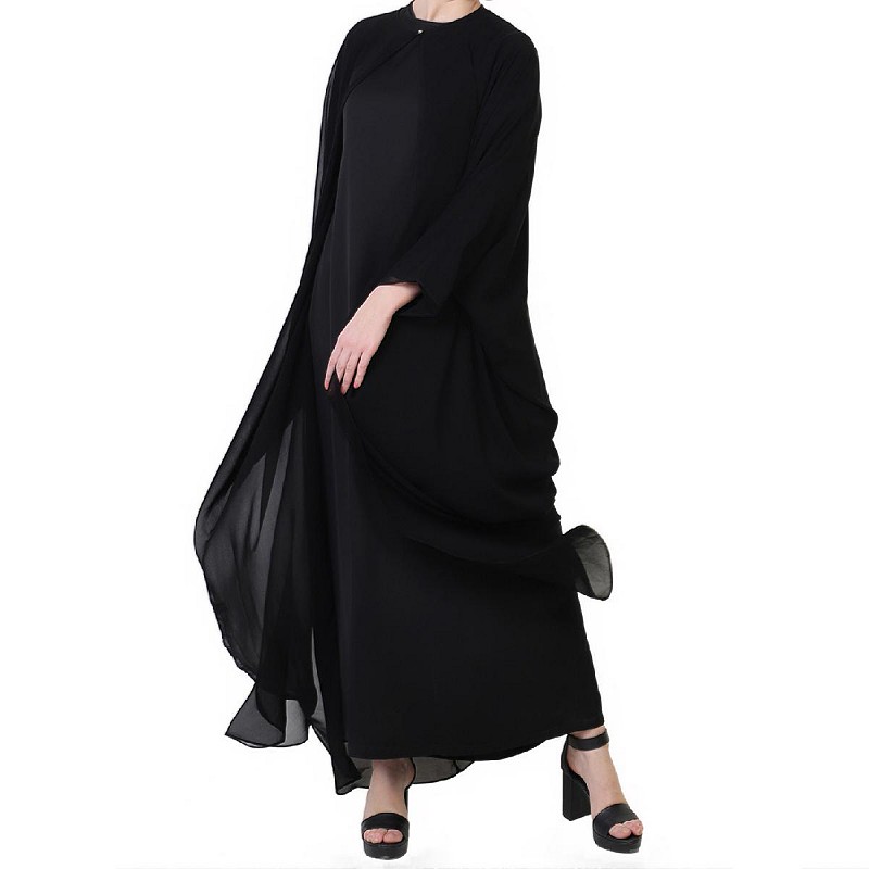 black cape abaya