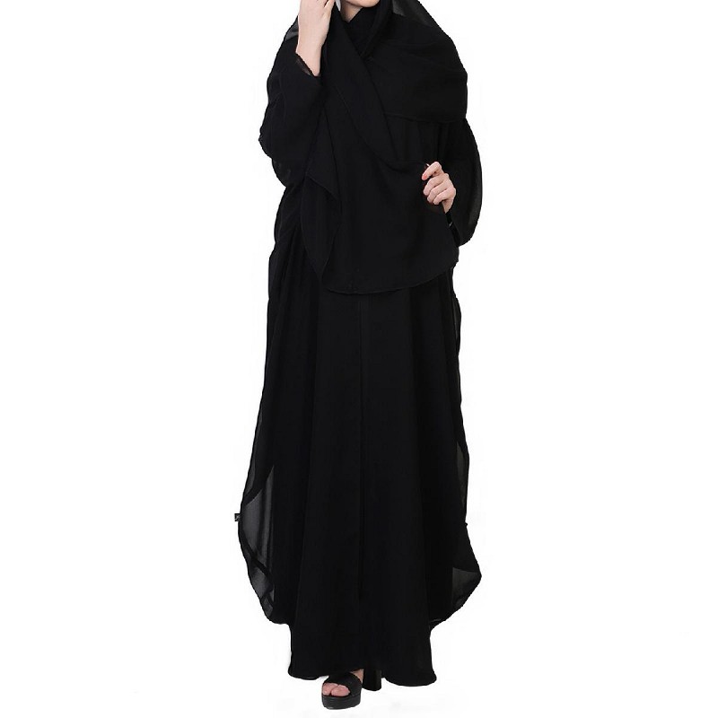 black cape abaya