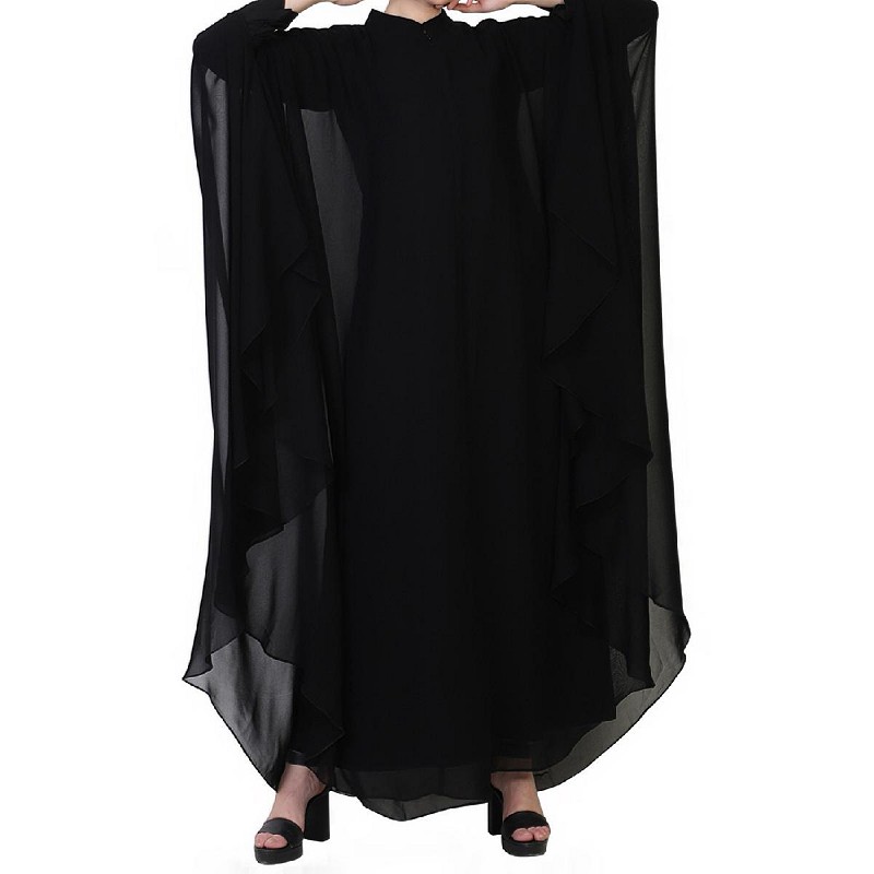 Kaftan abaya Nida abaya with a cape and a Hijab at www.shiddat