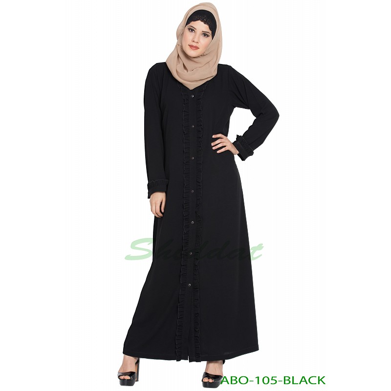 abaya designs front open