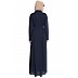 Long Cardigan Abaya- Navy Blue Long Cardigan Abaya- Navy Blue
