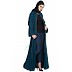 Front open Winter abaya- Midnight Blue Front open Winter abaya- Midnight Blue