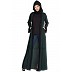 Front open abaya- Dark-Green Front open abaya- Dark-Green