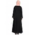 Embroidered Umbrella cut abaya- Black Embroidered Umbrella cut abaya- Black
