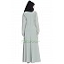 Umbrella abaya with designer sleeves- Sea Green Umbrella abaya with designer sleeves- Sea Green