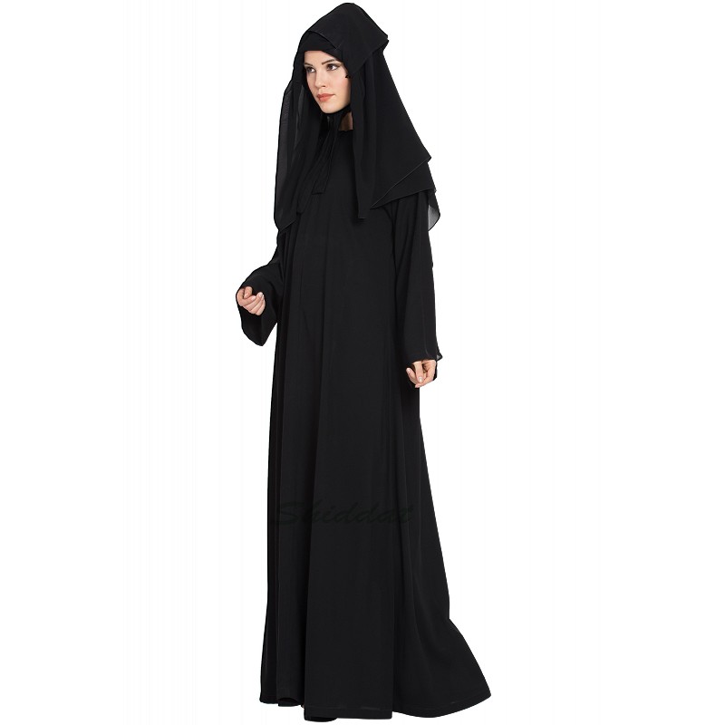 Burqa Buy Black color Burqa with 3 layers Niqab at www.shiddat