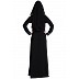 Embroidered Black Burqa with triple layered Nose Piece Embroidered Black Burqa with triple layered Nose Piece