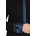 Embroidered Black Burqa with triple layered Nose Piece Embroidered Black Burqa with triple layered Nose Piece