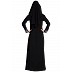 Embroidered Black Burqa with triple layered Naqaab and Nose Piece Embroidered Black Burqa with triple layered Naqaab and Nose Piece