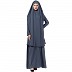 Abaya-Khimar combo- Grey Abaya-Khimar combo- Grey