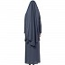 Abaya-Khimar combo- Grey Abaya-Khimar combo- Grey
