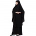 Islamic Burqa-Khimar combo- Black Islamic Burqa-Khimar combo- Black