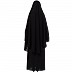 Islamic Burqa-Khimar combo- Black Islamic Burqa-Khimar combo- Black