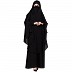 Islamic Burqa-Khimar combo- Black Islamic Burqa-Khimar combo- Black