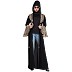 Cardigan abaya with snake print