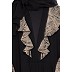 Cardigan abaya with snake print