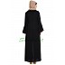 Long Cardigan Abaya with Frills and Bell Sleeves Long Cardigan Abaya with Frills and Bell Sleeves