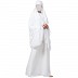 White A-line abaya and Irani Chadar combo White A-line abaya and Irani Chadar combo