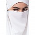 White A-line abaya and Irani Chadar combo White A-line abaya and Irani Chadar combo