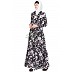 Printed dress- Black-White  Printed dress- Black-White