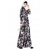Printed dress- Black-White  Printed dress- Black-White